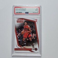 2021 Panini Chronicles Threads Basketball #82 Scottie Barnes PSA 9 MINT