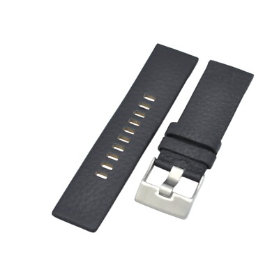 DZ4327 24mm Black Leather Watch Strap For Diesel | eBay