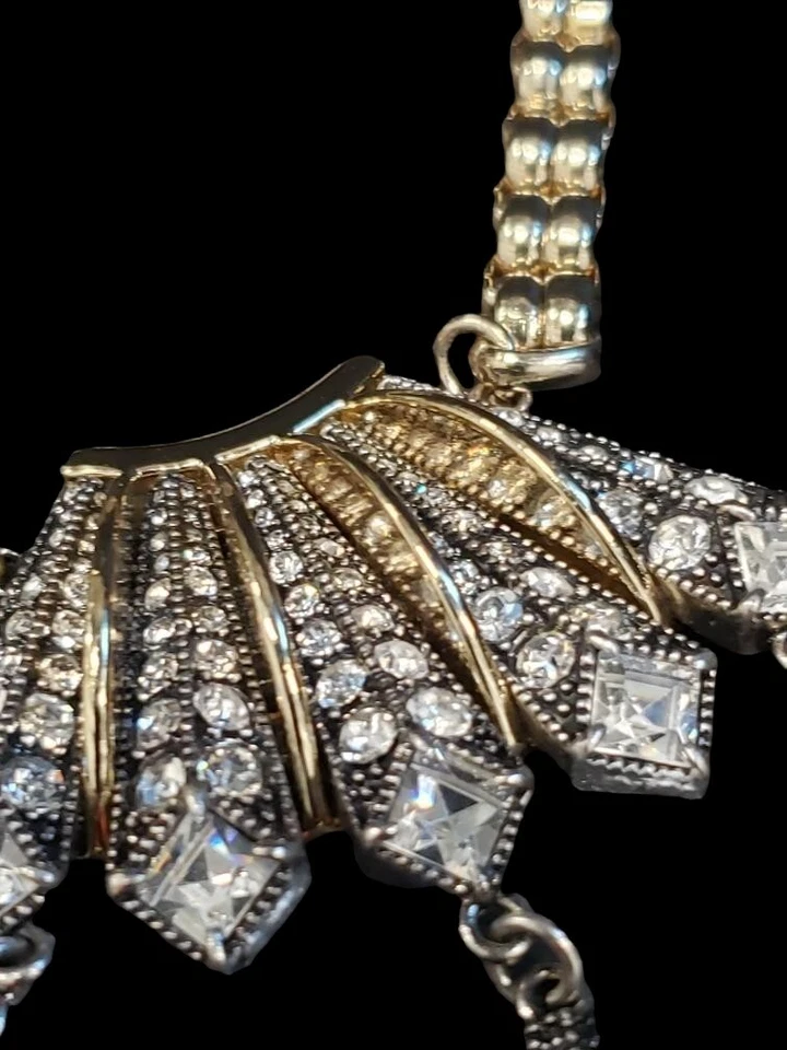 Lulu Frost Swarovski Crystal Statement Necklace & Matching Earrings Set - Image 4 of 4