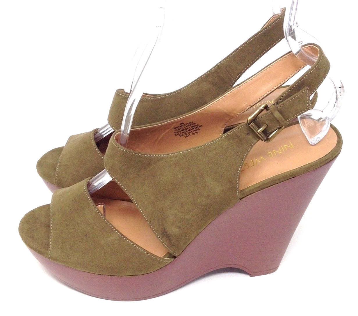 Slingback Nine West Camping Platform Sandals Nine West Womens