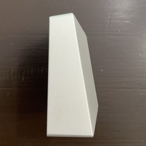 RARE vintage Tiffany & Co Swiss Desk Clock Modern Accent Shelf Decor Mfd Germany - Picture 8 of 9