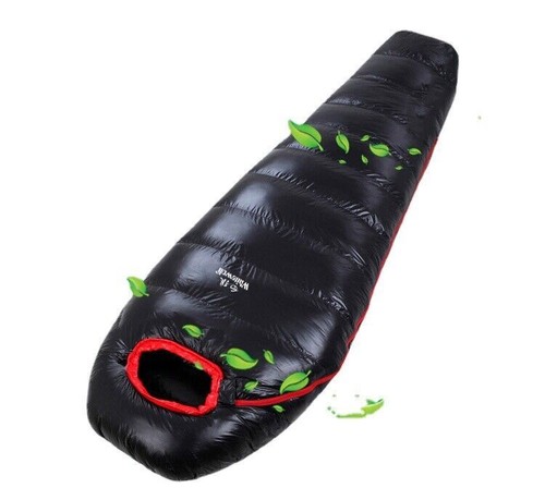 400-2000g Duck Down Thermal Mummy Sleeping Bag -5°C -35°C Winter Camping Hiking - Picture 16 of 20