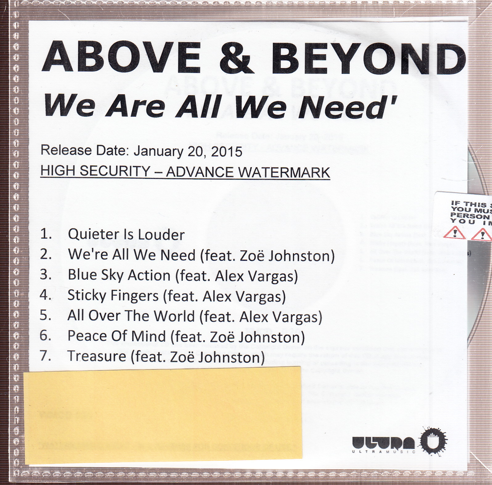 Limited Edition CD
