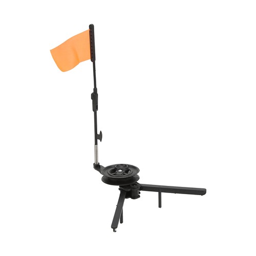 Ice Fishing Tip Up with Reel Triangle Base Foldable Winter Fishing Rod Flag - Picture 3 of 12
