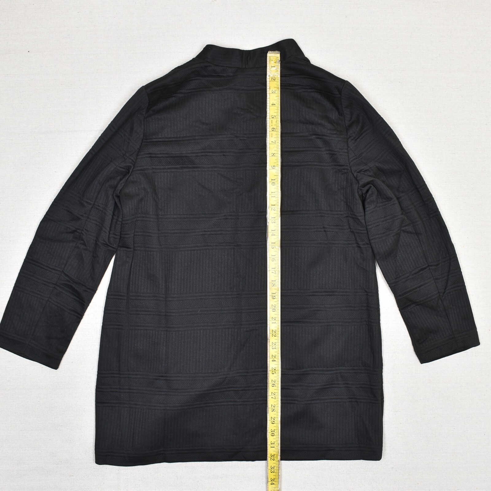 Chico's Women's Open Blazer Jacket Solid Striped … - image 5