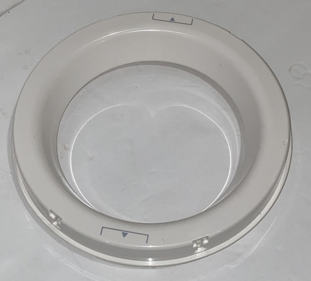 Krups Ice Cream Maker Replacement Part White Holding Ring Rim GVS1