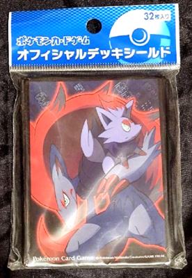 Pokemon Official Card Game Deck Shield Zorua & Zoroark 32 Sleeve