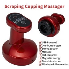 Electric Scraping Instrument Lymphatic Drainage Cupping Suction Machine Massager