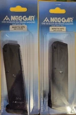 Lot of 2 - MecGar Beretta 92FS M9 9mm 10 Round Magazine MGPB9210B 10rd Mag - NEW