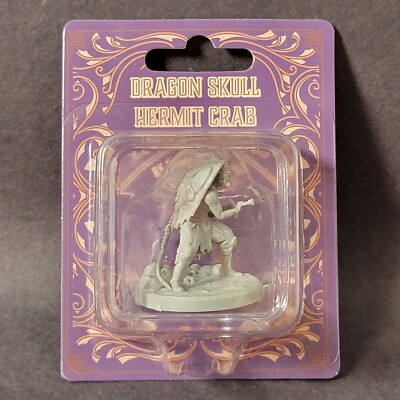 New Dungeon In A Box Dragon Skull Hermit Crab Miniature Fugire Approx 1.5'' JK