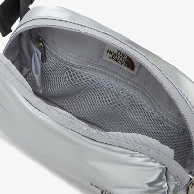 NEW THE NORTH FACE WAIST BAG MINI SLING BAG NN2PP65O SILVER | eBay