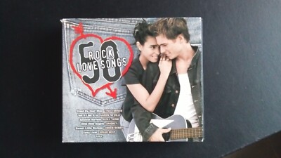 3er  CD   Box '' 50 Rock Love  Songs '' Top