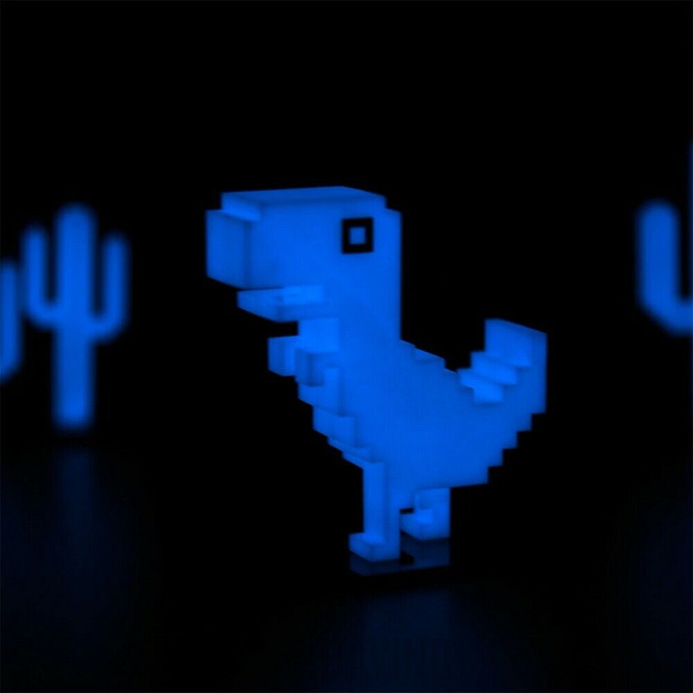 No Internet Google Chrome Dinosaur Game Icon 3D model 3D printable