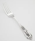 WALLACE ROSE POINT STERLING SILVER FORK 7” 48 GRAMS 92.5% USA 1934