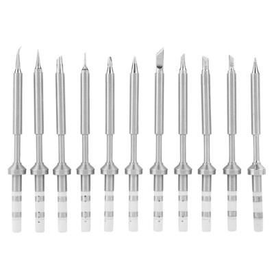 11pcs Mini Stainless Steel Soldering Iron Tips For TS100 Soldering Iron CSY