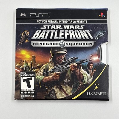 Star Wars: Battlefront - Renegade Squadron (PlayStation Portable, 2009) PSP