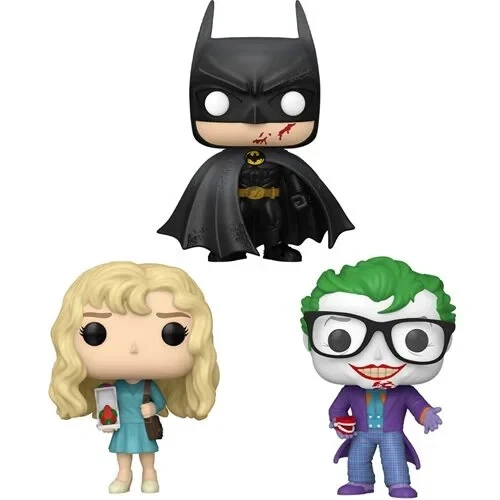Funko POP! Heroes Batman 85th Anniversary Set of 3 Figures - Batman Joker Vicki
