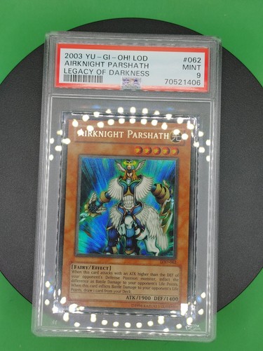PSA 9 Airknight Parshath LOD-062 Legacy Ultra Rare 2003 English Yu-Gi-OH! TCG - Picture 4 of 4