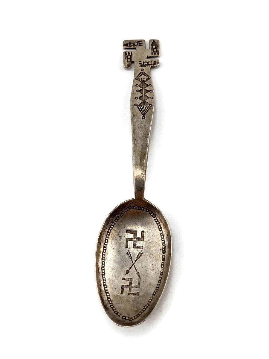 Fred Harvey Era Native American Navajo Coin Silver Whirling Fred Harvey Era Native American Navajo Coin Silver Whirling