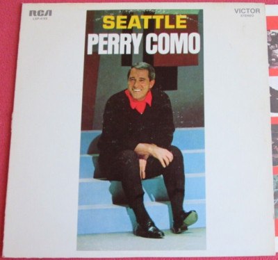 Perry Como / Seattle LP Vinyl 1969 Happiness Comes Happiness Goes uvm
