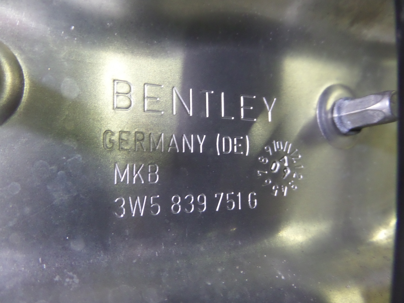 06-13 Bentley Continental Flying Spur Rear Left Window Regulator 10K MILES 09 10