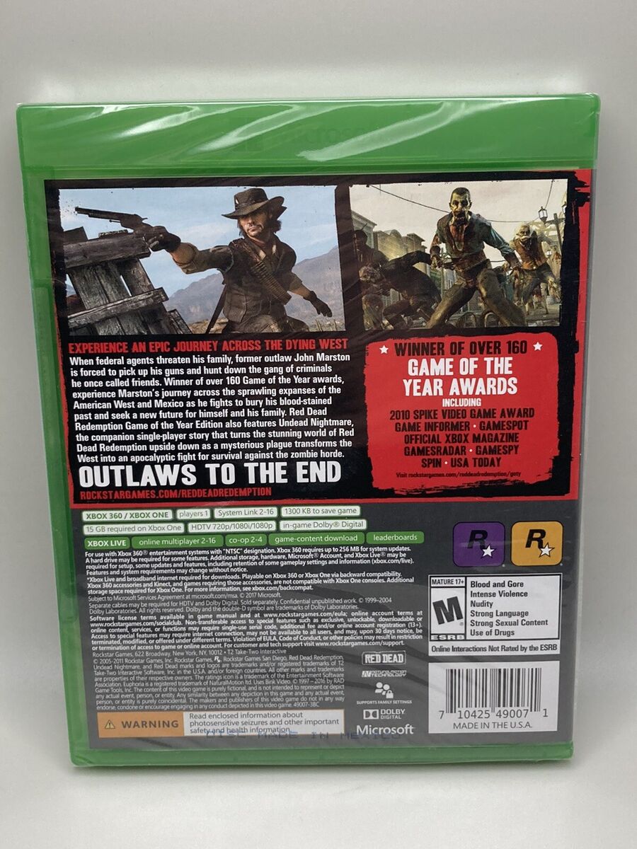 Jogo Red Dead Redemption Game Of The Year Edition Xbox 360 em