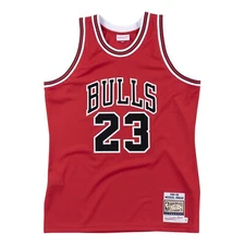 Mitchell & Ness NBA Authentic Jersey Balls 1985 Michael Jordan Red *NEW*
