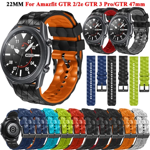 Silicone Band for Amazfit GTR 3 Pro 47mm Watch Xiaomi Pace 3/GTR2/GTR 2e Strap