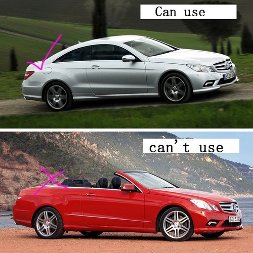 Superposición de apagón de eliminación de cromo para Mercedes Benz Clase E W207 2009+ moldura de ventana - Imagen 2 de 13