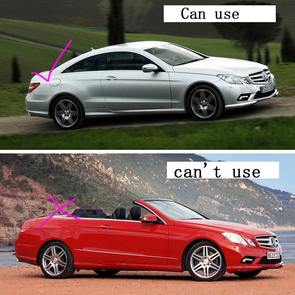 Glossy Black Chrome Delete Window Trims For Mercedes Benz E Class W207 2009-2016 Foto 2 de 4