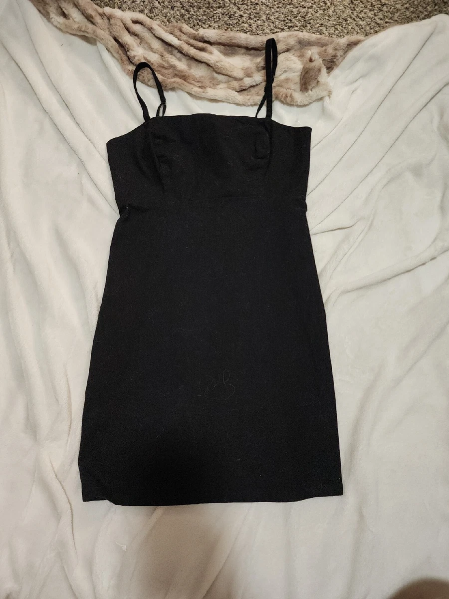 hollister black dress