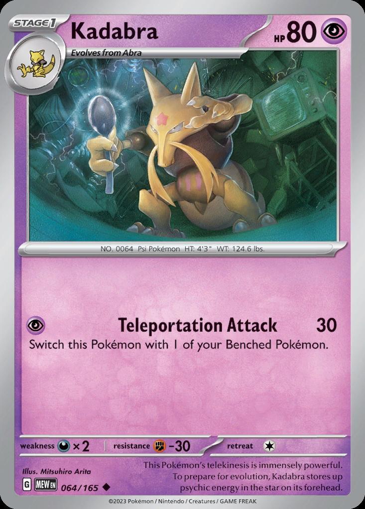 Pokemon Kadabra (64/210) 151 LP