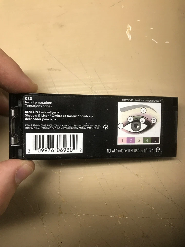Revlon Customeyes Shadow & Liner #030 Rich Temptations SEALED *RARE Discontinued - Image 2 of 3