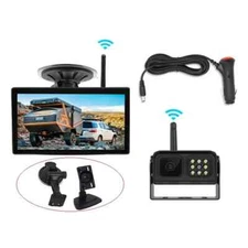 5'' Monitor Rear View Backup Camera Wireless System Night Vision Van Truck