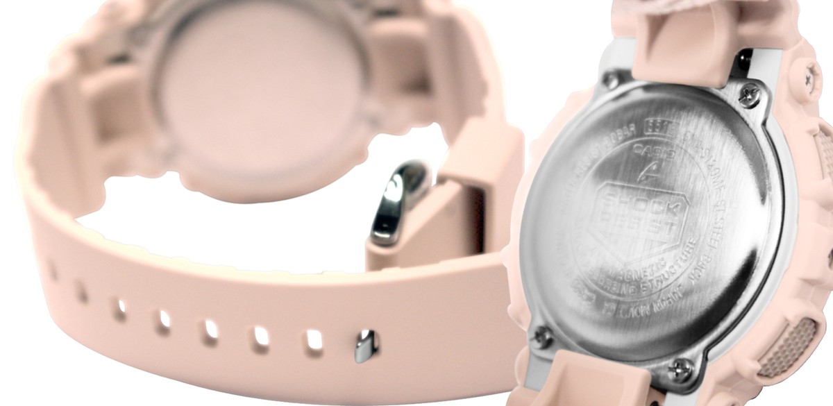 G-SHOCK GMA-S120MF-4A ピンクベージュ アナログ腕時計 Casio G-Shock GMA-S120MF-4A Peach Pink Analog Digital Quartz