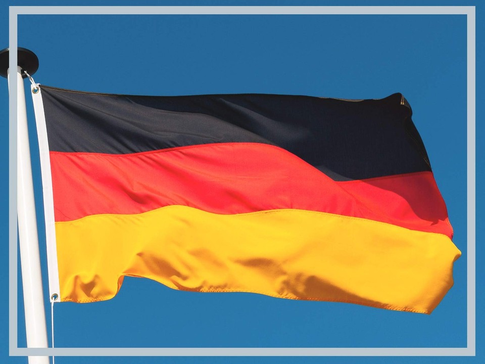 2x Deutschland Flagge 90x150cm Mit Adler - Deutsche Fahne Für Außenbereich
