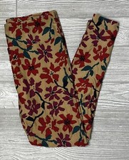 NEW Vintage LuLaRoe TC Tall  Curvy Leggings Multicolored Abstract Floral