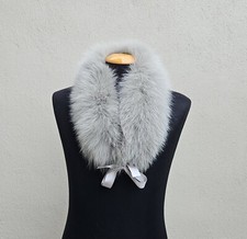 Fox collar,real fur collar, gray fox fur collar,fox fur collar