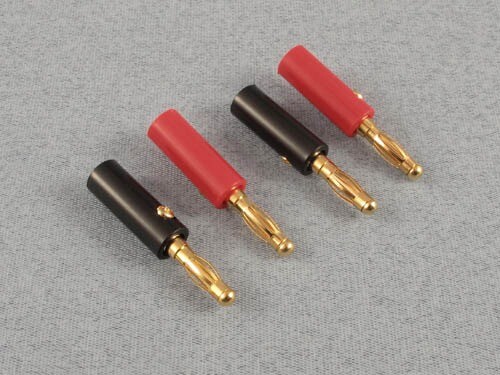 FUSION Bananenstecker (4 mm gold) 2 Paar - Bild 1 von 1