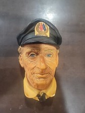 Bossons SEA CAPTAIN 1972 Chalkware Wall Sculp...