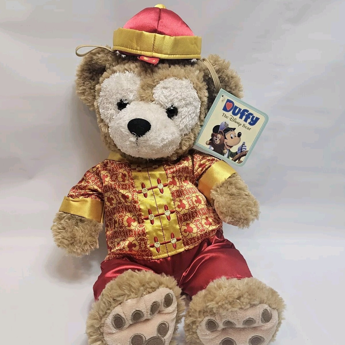 Disney Parks DUFFY The Teddy Bear Plush 17” with Chinese New