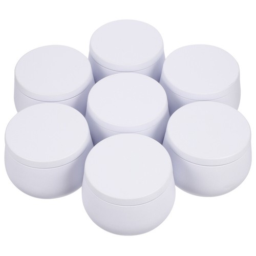 9 stücke Tee Blechdose Runde Kerze Aufbewahrungsbox Handwerk Kanister Box - 第 1/24 張圖片