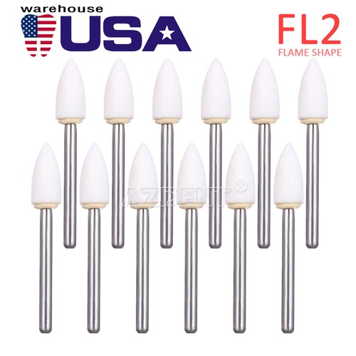 12pc-dental-white-polishing-stones-flame-cone-shape-fg-burs-arkansas