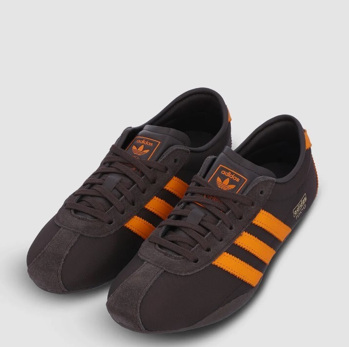 adidas 東京 - ダークブラウン/オレンジ Adidas Tokyo og women's sneakers JQ3680 casual dark brown