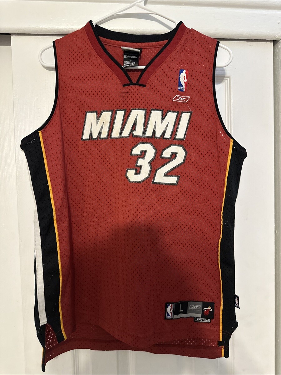ウェア NBA MIAMI HEAT #32 O'NEAL Vintage Miami Heat #32 Shaquille O'Neal Reebok NBA