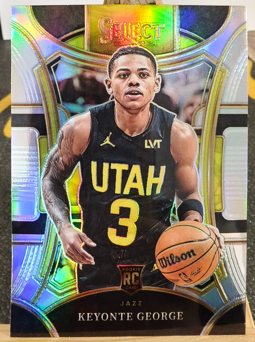 Keyonte George 2023-24 Panini Select Silver Mezzanine SP RC Jazz #305