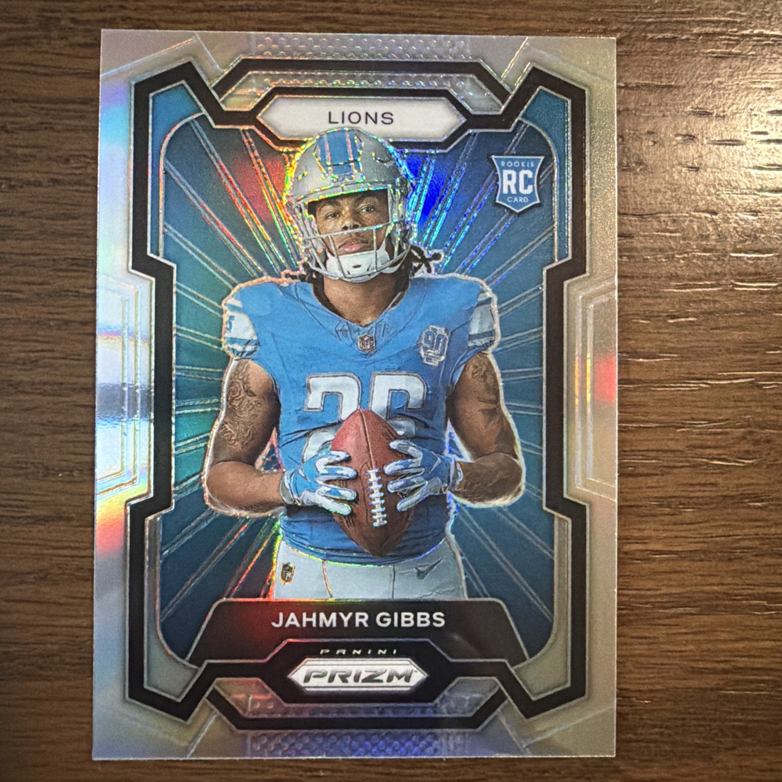 Jahmyr Gibbs Panini Prizm #313 Variation