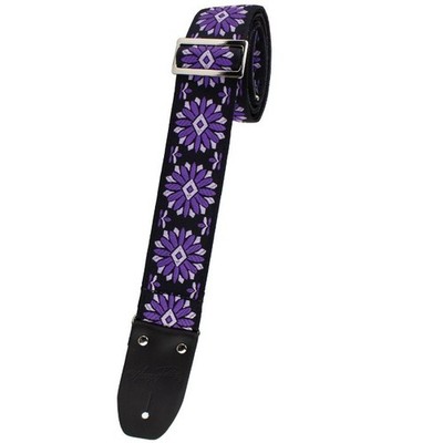 Henry Heller 2'' Wide Woven Adjustable Jacquard Guitar Strap, Art Deco HJQ2-09