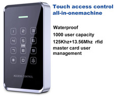 RFID NFC Keypad Access Control 1000 Users Waterproof Touch Screen Dual Frequency