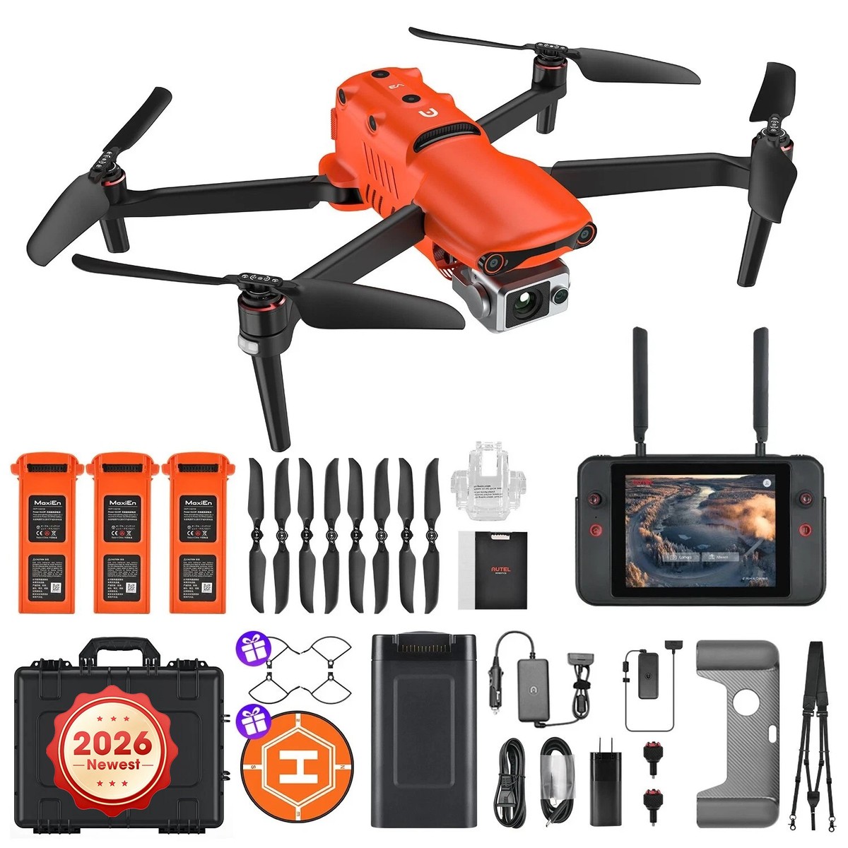 【2本SET】1W&3W ステルス2プラス & DOCUS DOF702F Autel Robotics Evo 2 Dual 640t V3 Thermal Camera Rugged Bundle